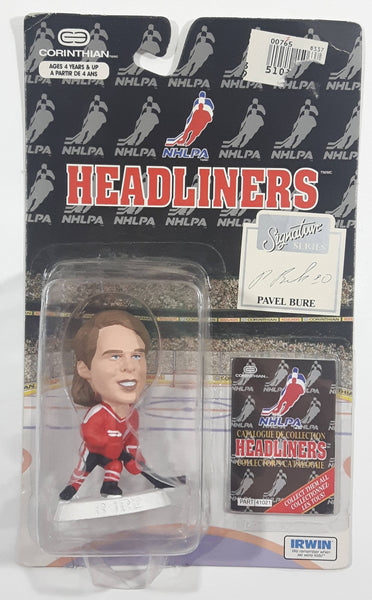 1996 Corinthian Headliners Signature Edition NHL NHLPA Ice Hockey Player Pavel Bure Figure New in Package Red Version