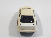 2007 Hot Wheels Track Stars Subaru Impreza White Die Cast Toy Car Vehicle