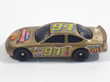 1998 Hot Wheels NASCAR 50th Anniversary #94 Bill Elliot 8/8 Gold Die Cast Toy Race Car Vehicle McDonald's Happy Meal