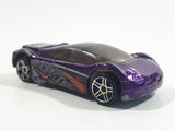 2001 Hot Wheels Audi Avus Quattro Metalflake Purple Die Cast Toy Car Vehicle