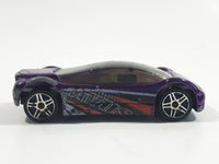 2001 Hot Wheels Audi Avus Quattro Metalflake Purple Die Cast Toy Car Vehicle