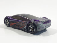 2001 Hot Wheels Audi Avus Quattro Metalflake Purple Die Cast Toy Car Vehicle