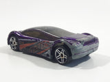 2001 Hot Wheels Audi Avus Quattro Metalflake Purple Die Cast Toy Car Vehicle