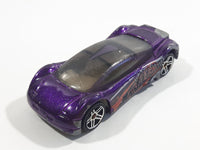 2001 Hot Wheels Audi Avus Quattro Metalflake Purple Die Cast Toy Car Vehicle