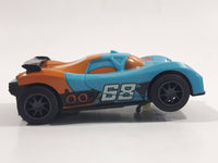 2016 Hot Wheels Kidztech Toys #68 Blue Die Cast Toy Slot Car Vehicle