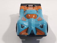 2016 Hot Wheels Kidztech Toys #68 Blue Die Cast Toy Slot Car Vehicle