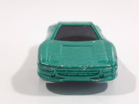 1998 Hot Wheels Figure 8 Racers Ferrari F355 Metalflake Green Die Cast Toy Car Vehicle