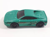 1998 Hot Wheels Figure 8 Racers Ferrari F355 Metalflake Green Die Cast Toy Car Vehicle