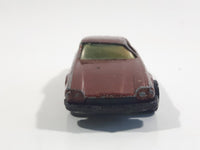 1983 Hot Wheels Jaguar XJS Maroon Burgundy Brown Die Cast Toy Car Vehicle