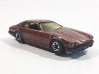 1983 Hot Wheels Jaguar XJS Maroon Burgundy Brown Die Cast Toy Car Vehicle