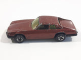 1983 Hot Wheels Jaguar XJS Maroon Burgundy Brown Die Cast Toy Car Vehicle