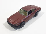 1983 Hot Wheels Jaguar XJS Maroon Burgundy Brown Die Cast Toy Car Vehicle