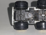 1987 Road Champs Oil Tanker Fuel Truck Black White Micro Mini Die Cast Toy Car Vehicle