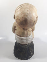 Funattic Designs Alien Baby Heavy Chalkware Style 10 1/2" Tall Figure Decorative Ornament