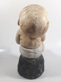 Funattic Designs Alien Baby Heavy Chalkware Style 10 1/2" Tall Figure Decorative Ornament
