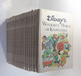 Vintage 1973 - Disney's Wonderful World of Knowledge Full Set of 20 Hard Cover Books + 1 1980 Year Book