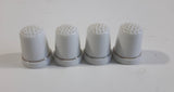 Unicorn Pegasus White Porcelain Sewing Thimbles Set of 4