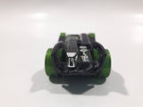 2005 Hot Wheels First Edition - AcceleRacers Racing Drones RD-10 Black Die Cast Toy Car Vehicle - Busted Front Bumper