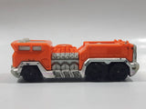 2009 Hot Wheels 5 Alarm Fire Engine Ladder Truck Orange Die Cast Toy Car Emergency Rescue Vehicle - Ladder Busted Off