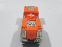 2009 Hot Wheels 5 Alarm Fire Engine Ladder Truck Orange Die Cast Toy Car Emergency Rescue Vehicle - Ladder Busted Off