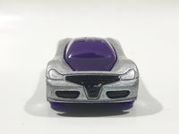 2005 Hot Wheels AcceleRacers Nitrium Silver Die Cast Toy Car Vehicle - McDonalds Happy Meal