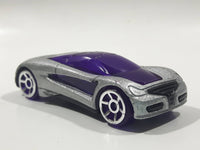 2005 Hot Wheels AcceleRacers Nitrium Silver Die Cast Toy Car Vehicle - McDonalds Happy Meal