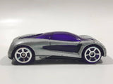 2005 Hot Wheels AcceleRacers Nitrium Silver Die Cast Toy Car Vehicle - McDonalds Happy Meal