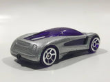 2005 Hot Wheels AcceleRacers Nitrium Silver Die Cast Toy Car Vehicle - McDonalds Happy Meal