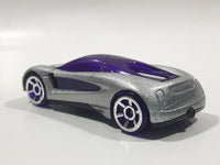 2005 Hot Wheels AcceleRacers Nitrium Silver Die Cast Toy Car Vehicle - McDonalds Happy Meal