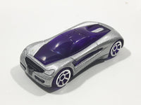 2005 Hot Wheels AcceleRacers Nitrium Silver Die Cast Toy Car Vehicle - McDonalds Happy Meal