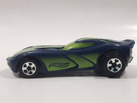 2015 Hot Wheels Velocita Dark Blue Plastic Body Pullback Motorized Friction Die Cast Toy Car Vehicle McDonald's Happy Meal