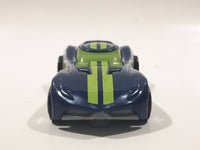 2015 Hot Wheels Velocita Dark Blue Plastic Body Pullback Motorized Friction Die Cast Toy Car Vehicle McDonald's Happy Meal