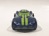 2015 Hot Wheels Velocita Dark Blue Plastic Body Pullback Motorized Friction Die Cast Toy Car Vehicle McDonald's Happy Meal