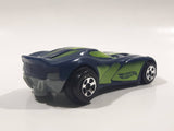 2015 Hot Wheels Velocita Dark Blue Plastic Body Pullback Motorized Friction Die Cast Toy Car Vehicle McDonald's Happy Meal