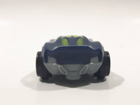 2015 Hot Wheels Velocita Dark Blue Plastic Body Pullback Motorized Friction Die Cast Toy Car Vehicle McDonald's Happy Meal