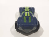 2015 Hot Wheels Velocita Dark Blue Plastic Body Pullback Motorized Friction Die Cast Toy Car Vehicle McDonald's Happy Meal