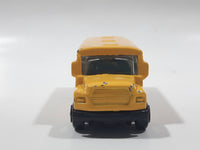 2010 Maisto Fresh Metal School District 2 School Bus Yellow Die Cast Toy Car Vehicle