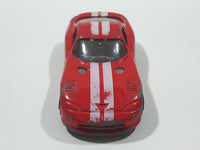 Maisto Dodge Viper Red with White Stripes Die Cast Toy Luxury Sports Car Vehicle
