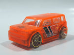 2016 Hot Wheels X-Raycers Scion xB Clear Orange Die Cast Toy Car Vehicle