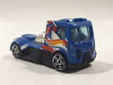 2013 Hot Wheels HW Racing - HW Race Team Rennen Rig Metalflake Blue Die Cast Toy Car Vehicle