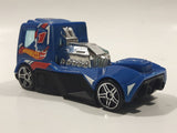 2013 Hot Wheels HW Racing - HW Race Team Rennen Rig Metalflake Blue Die Cast Toy Car Vehicle