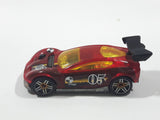 2013 Hot Wheels Stunt Circuit Synkro Clear Red Die Cast Toy Car Vehicle