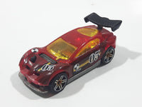 2013 Hot Wheels Stunt Circuit Synkro Clear Red Die Cast Toy Car Vehicle