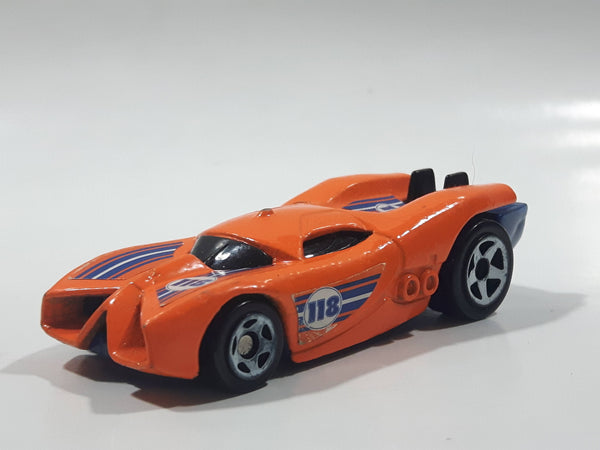 2009 Hot Wheels Prototype H-24 Orange Die Cast Toy Car Vehicle McDonald's Happy Meal