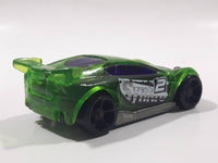 2016 Hot Wheels Track Builder Synkro Clear Green Die Cast Toy Car Vehicle