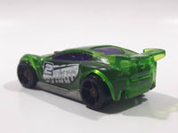 2016 Hot Wheels Track Builder Synkro Clear Green Die Cast Toy Car Vehicle