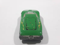 1987 Hot Wheels Large Charge Silver Bullet Green Die Cast Toy Car Vehicle