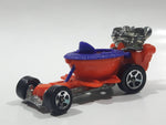 2001 Hot Wheels Hot Seat Orange and Purple Die Cast Toy Car Vehicle