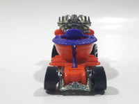 2001 Hot Wheels Hot Seat Orange and Purple Die Cast Toy Car Vehicle