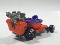 2001 Hot Wheels Hot Seat Orange and Purple Die Cast Toy Car Vehicle